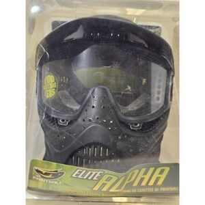 JT USA Elite Headshield Paintball Mask 🥽 Full Face Anti-Fog‎ Lens Black Safety